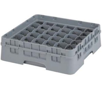 GLASS RACK – 36 COMPARTMENT 500X500X143 mm (GREY) CAMBRO