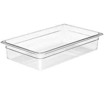 INSERT FULL POLYCARB 100mm (CLEAR) CAMBRO