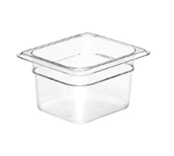 INSERT SIXTH POLYCARB 100mm (CLEAR) CAMBRO