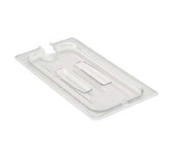 INSERT SIXTH POLYCARB LID NOTCHED (CLEAR) CAMBRO