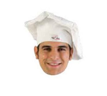 CHEFS HAT POLY COTTON *ONE SIZE