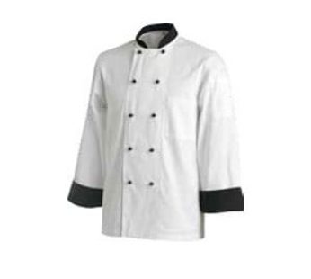 CHEFS JACKET CONTRAST LONG – LARGE *40-42