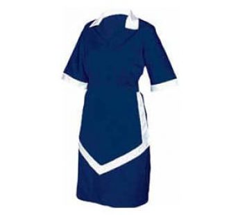 LADIES HOUSEKEEPING 3PC – NAVY AND WHITE XX-LARGE