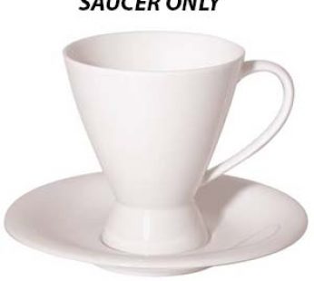 FORTIS NEW BONE SAUCER COUPE 15.5cm