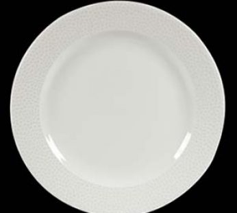CHURCHILL ISLA WHITE PLATE FOOTED 27.6CM