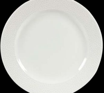 CHURCHILL ISLA WHITE PLATE FOOTED 30.5CM