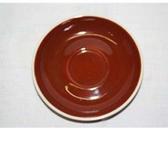 FORTIS CAPPUCCINO SAUCER BROWN 14.2CM