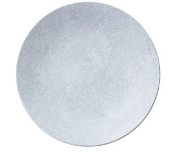GREY WEB ROUND COUPE PLATE 27.5CM