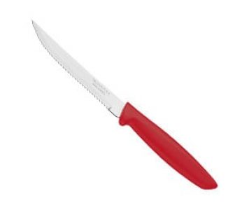 PARING KNIFE 130 mm RED SERRATED TRAMONTINA