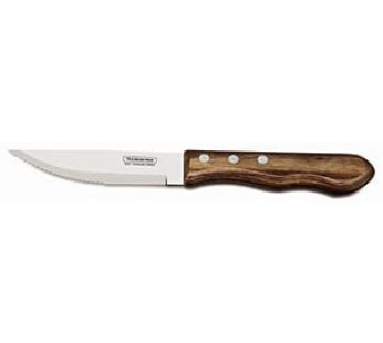 STEAK KNIFE JUMBO 1/2 P/WOOD TRAMONTINA DARKWOOD