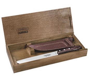 COOK’S KNIFE AND LEATHER POUCH SET TRAMONTINA