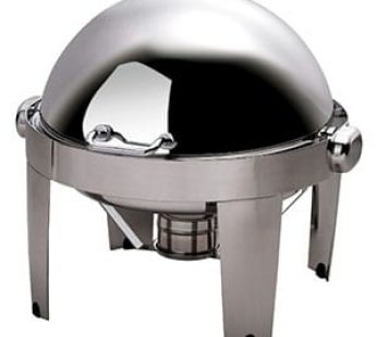CHAFING DISH IBIS ROUND ROLL TOP 18/10 S/STEEL