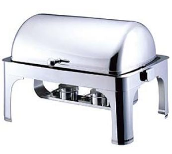 CHAFING DISH RECTANGULAR ROLL TOP CONTEMPORARY