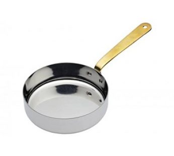 MINI STAINLESS STEEL FRYING PAN – 120 x 35mm