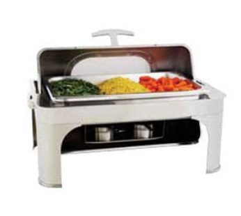 CHAFING DISH RECTANGULAR – ROLL TOP WITH WINDOW