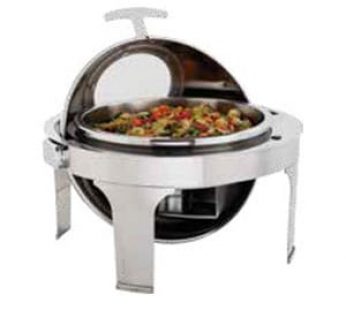 CHAFING DISH ROUND – ROLL TOP WITH WINDOW