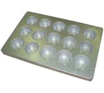BAKING TRAY ALUSTEEL – LARGE MUFFIN 15 CUP 600 x 4