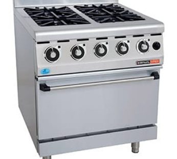GAS STOVE WITH GAS OVEN ANVIL 4 BURNER