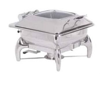 CHAFING DISH INDUCTION – SQUARE WITH GLASS LID STAND NOT INCLUDED