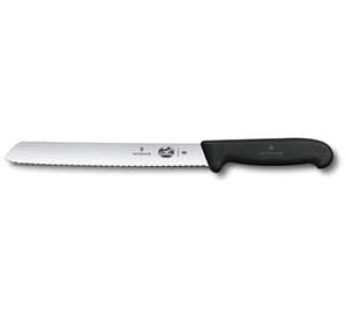 BREAD KNIFE 200mm BLACK VICTORINOX