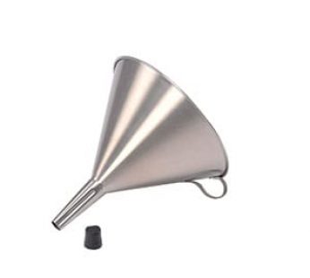 FUNNEL ROUND STAINLESS STEEL – 180mm