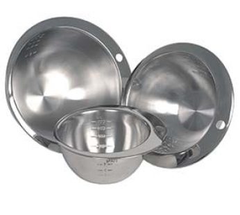 MEASURING BOWL STAINLESS STEEL NOTCHED ROUND – 2500ml