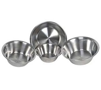 MIXING BOWL TAPERED STAINLESS STEEL– MB 4 – 355 x 130mm