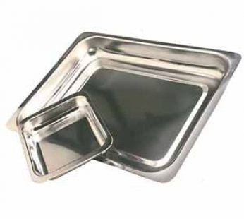 STEAK AND KIDNEY DISH S/STEEL SK4 395x275x50mm SHALLOW
