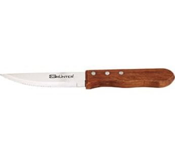 STEAK KNIFE GRUNTER BROAD WOOD HANDLE EA