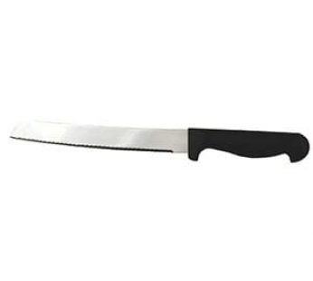 BREAD KNIFE 200MM BLACK HANDLE *LTD