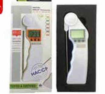 THERMOMETER DIGITAL HACCP ROT. PROBE -20° TO 300°C