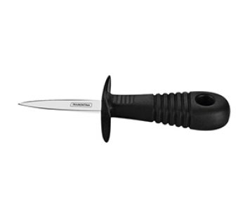 OYSTER KNIFE BLACK HANDLE TRAMONTINA