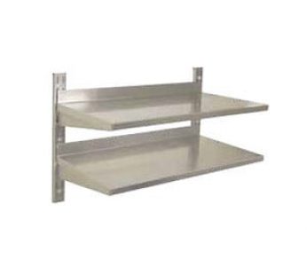 WALL SHELVING ST/ST DOUBLE 1200×300
