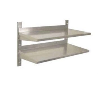 WALL SHELVING ST/ST DOUBLE 900×300