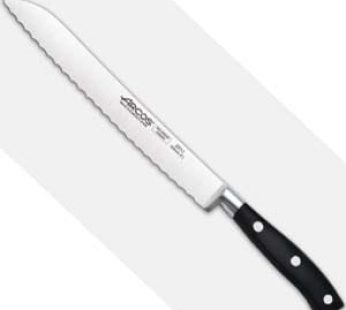 BREAD KNIFE 200MM ARCOS RIVIERA FORGED BLACK HANDL