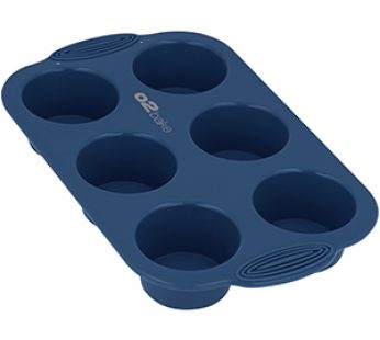 MUFFIN PAN SILICONE 6 CUP 02
