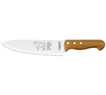COOKS/MEAT KNIFE 200 mm PLAIN WOOD TRAMONTINA