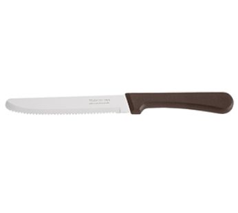 STEAK KNIFE ROUND TIP 130 mm BROWN TRAMONTINA