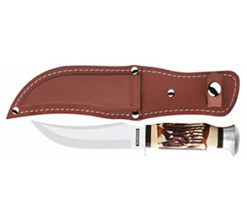 HUNTING KNIFE WITH SLEEVE 130mm TRAMONTINA