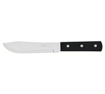 BUTCHER KNIFE 150 mm PLENUS BLISTER BLACK TRAMONTINA