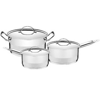 COOKWARE SET 6PC STAINLESS STEEL TRAMONTINA