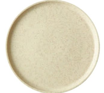 LUZERNE DUNE CLAY WALLED PLATE 27CM